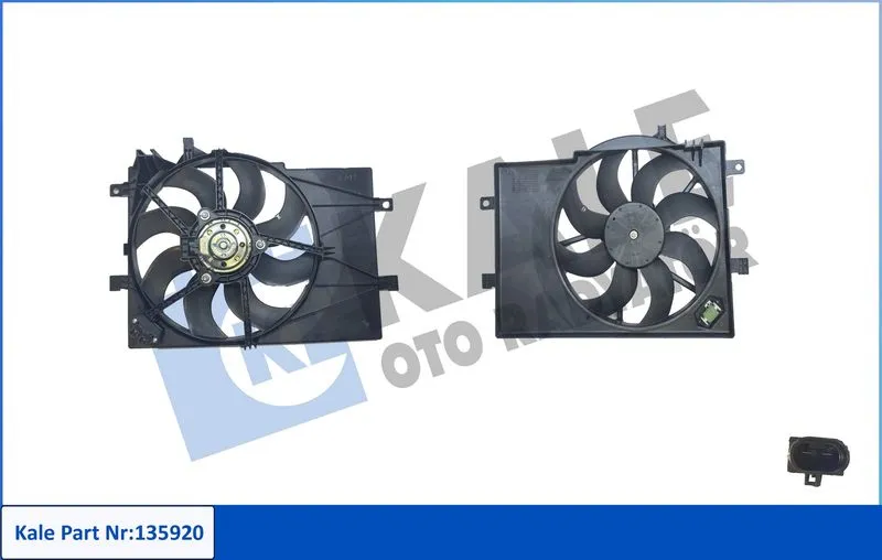 Radyatör Fan ve Motoru  FIAT ORJINAL 46848916