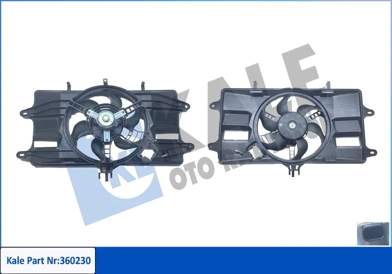 Radyatör Fan ve Motoru  FIAT ORJINAL 51738718
