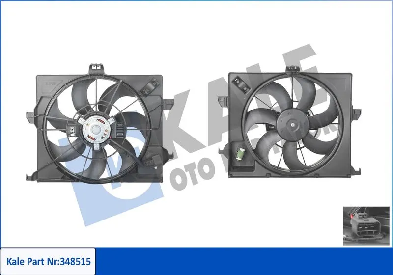 Radyatör Fan ve Motoru  MANDO DC253801R350