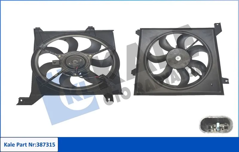 Radyatör Fan ve Motoru  MANDO DC253802F000