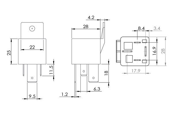 BOSCH 0986AH0080 Röle - . Görsel