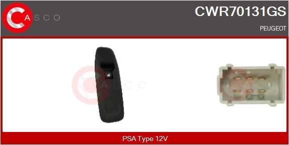 Şalter, Cam Krikosu Genuine CASCO CWR70131GS