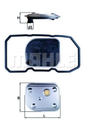 MAHLE HX158D Şanzıman Yağ Filtresi