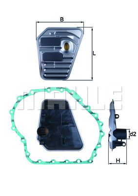 MAHLE HX167D Şanzıman Yağ Filtresi