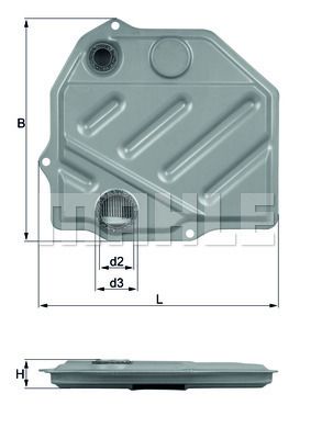 MAHLE HX46 Şanzıman Yağ Filtresi