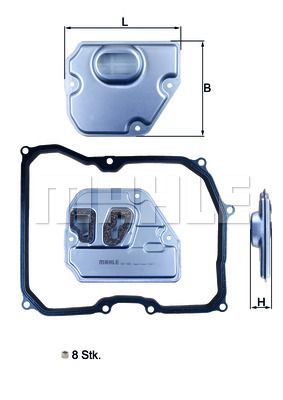 MAHLE HX169KIT Şanzıman Yağ Filtresi