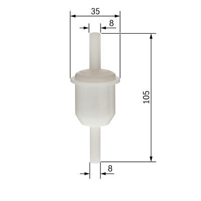 BOSCH 0450904058 Yakıt Filtresi - . Görsel