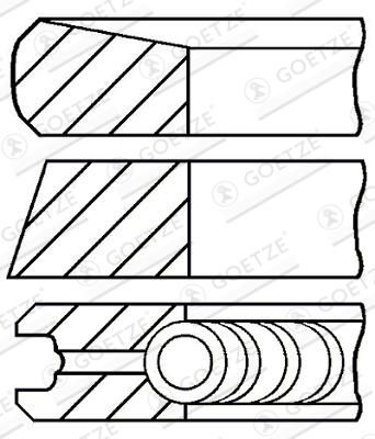 Segman Seti GOETZE ENGINE 08-288200-00