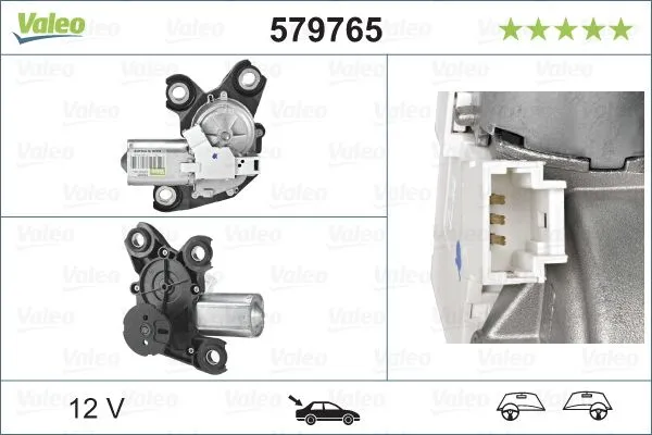 Silecek Mekanizma Motoru Arka FIAT ORJINAL 9840123880