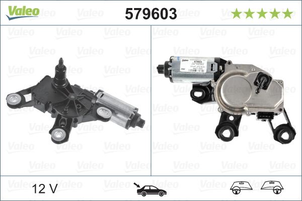 VALEO 579603 Silecek Motoru Arka