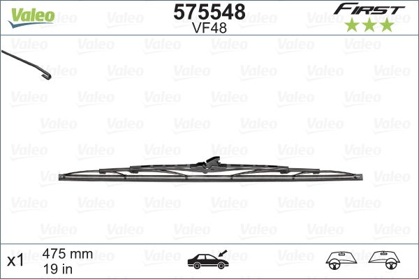 VALEO 575548 Valeo First Vf48 (X1) (480 Mm) - . Görsel