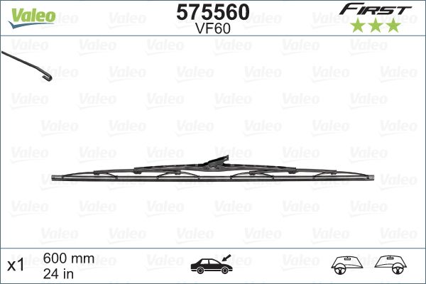 VALEO 575560 Silecek Süpürgesi Ön - . Görsel