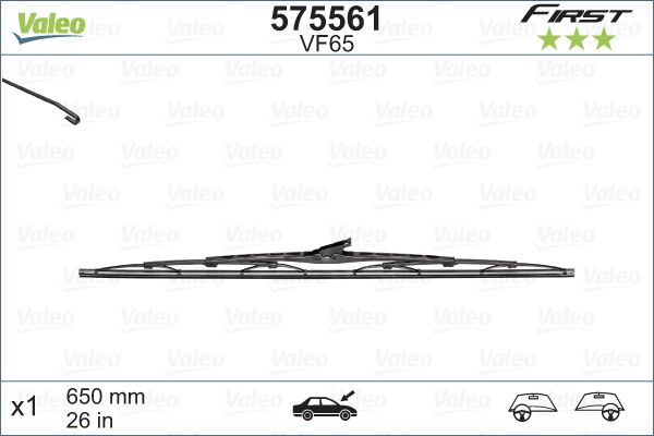 VALEO 575561 Silecek Süpürgesi - . Görsel