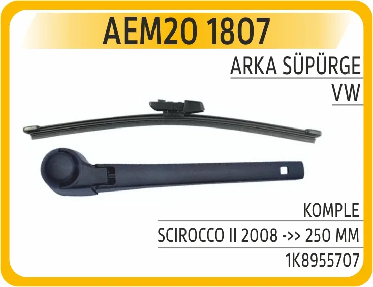Silecek Süpürgesi Arka  250 mm - 10 inç AEM 20 1807