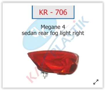 Sis Farı Arka Sağ KAYA PLASTİK KR-706