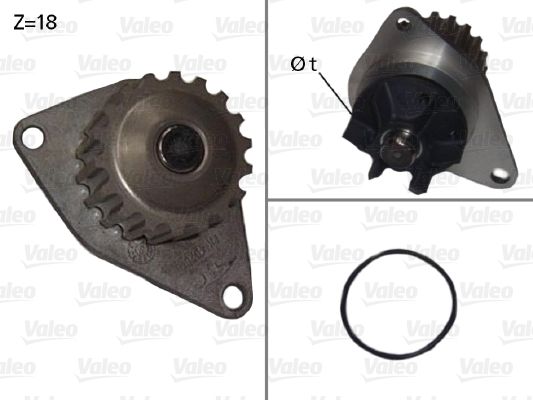 Su Pompası Citroen C2/c3/c4 1.4 16V Peugeot 206/207/307/1007 1.4 16V