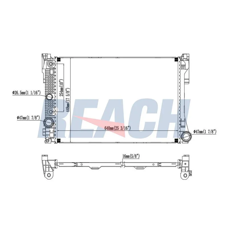 Motor Su Radyatörü KALE OTO RADYATÖR 345975