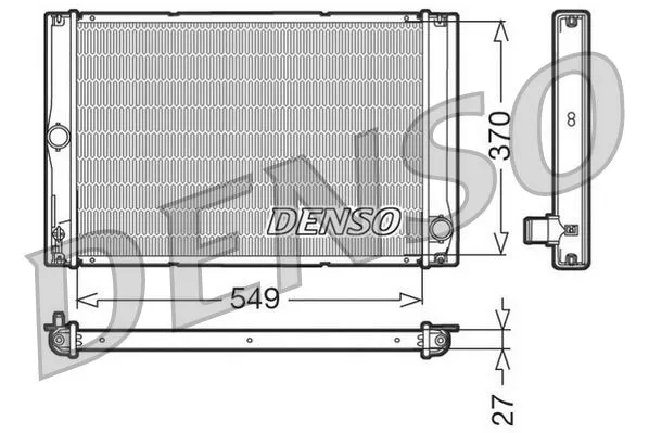 Su Radyatörü  DENSO DRM50023