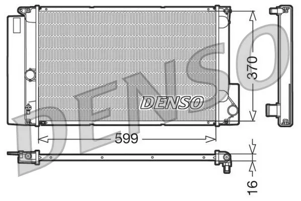 Su Radyatörü  DENSO DRM50026