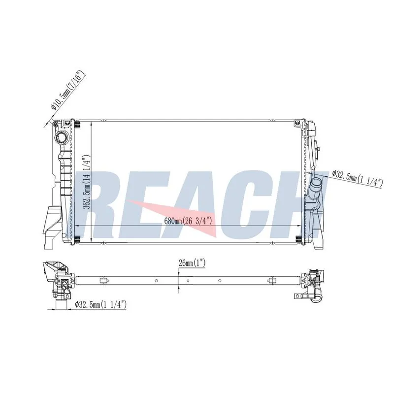 Su Radyatörü  IVECO ORJINAL 42577220