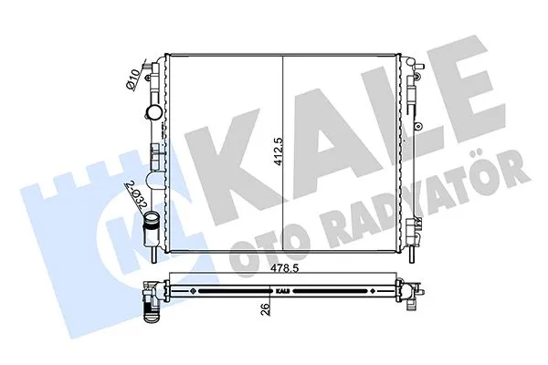 Su Radyatörü  KALE 169300