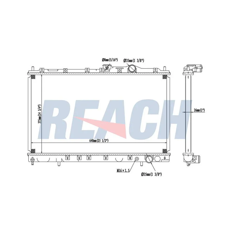 Su Radyatörü  MAHLE CR 316 000P