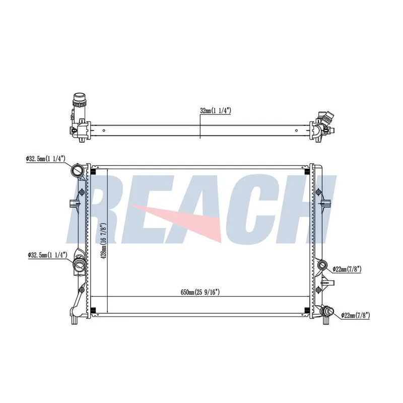 Su Radyatörü  MOTORTEC MTRPEG0683