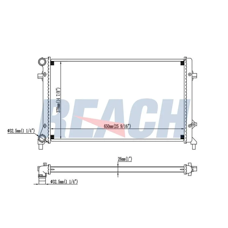 Su Radyatörü  MOTORTEC MTRPEG0767