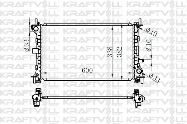 Su Radyatörü  KRAFTVOLL 08040004