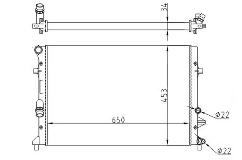 Su Radyatörü  ORİS MVW362034