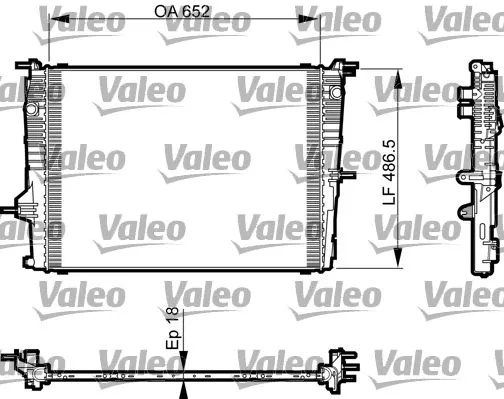 Su Radyatörü  VALEO 735463
