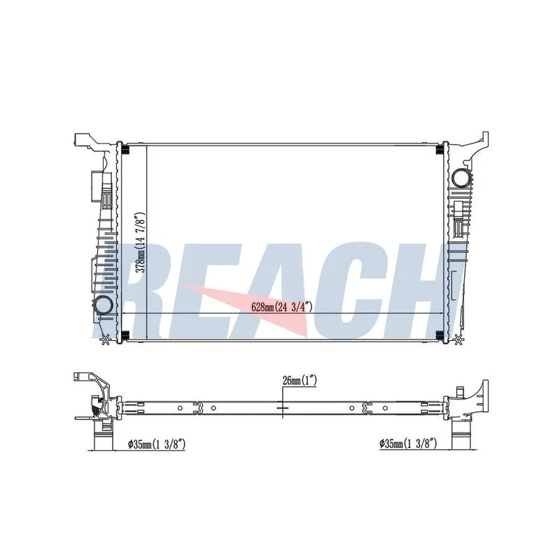 Su Radyatörü  WENDERPARTS MA2205000903