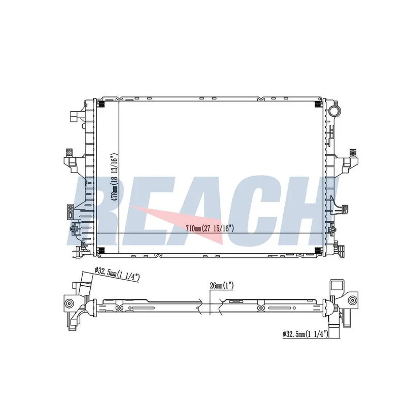 Motor Su Radyatörü KALE OTO RADYATÖR 363685
