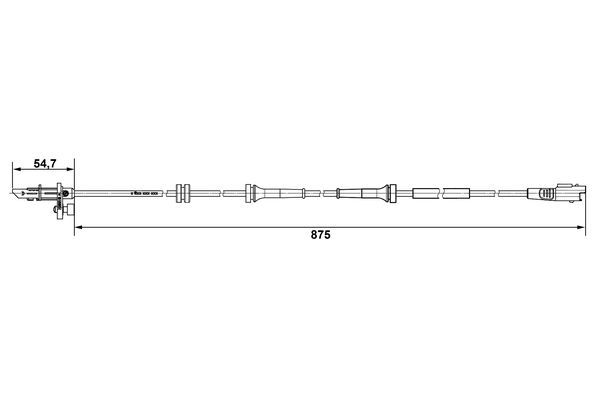 BOSCH 0265007790 Abs Sensörü Ön - . Görsel