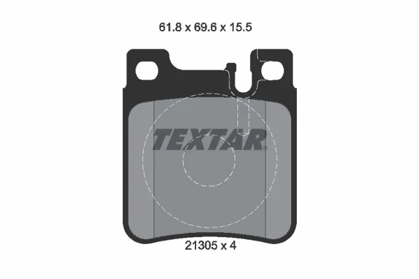 TEXTAR 2130501 Fren Balatası Arka