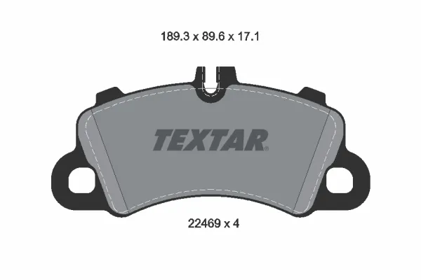 TEXTAR 2246901 Fren Balatası Ön