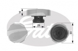 GATES RC231 Radyatör Yedek Su Depo Kapağı
