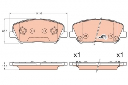 TRW GDB3582 Ön Balata