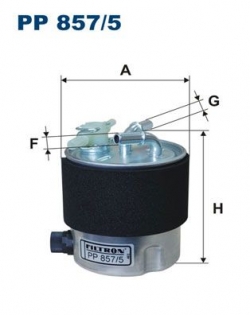FILTRON PP8575 Yakıt Filtresi