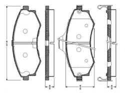 BOSCH 0986TB2636 Disk Balata