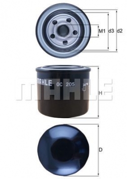 MAHLE OC205 Yağ Filtresi