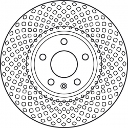 TRW DF6015S Fren Diski Ön