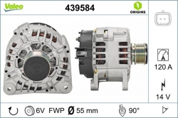 Alternatör 14V 125A Clio II Kng Logan 1.5Dci