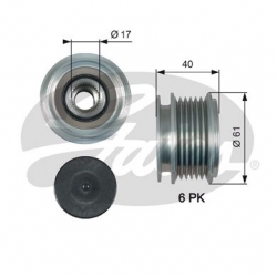 GATES OAP7013 Alternatör Kasnağı