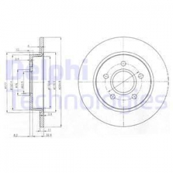 Arka Fren Aynasi Focus II Cmax Mazda Volvo
