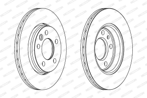 FERODO DDF1286 Fren Diski Arka