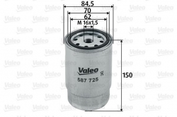 VALEO 587725 Yakıt Filtresi