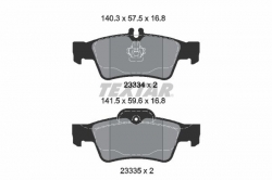 TEXTAR 2333403 Fren Balatası Arka