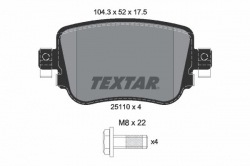 TEXTAR 2511003 Fren Balatası Arka