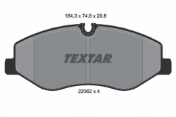 TEXTAR 2206201 Fren Balatası Ön